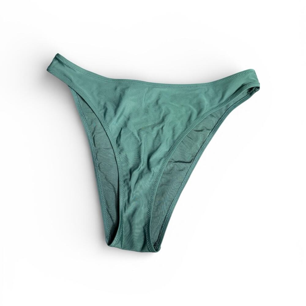 Aerie Real Good Sage Green High Waisted Bikini Bottoms Large
